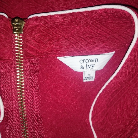 Crown & Ivy textured modest dress sz small NWT *D6 - Picture 7 of 7